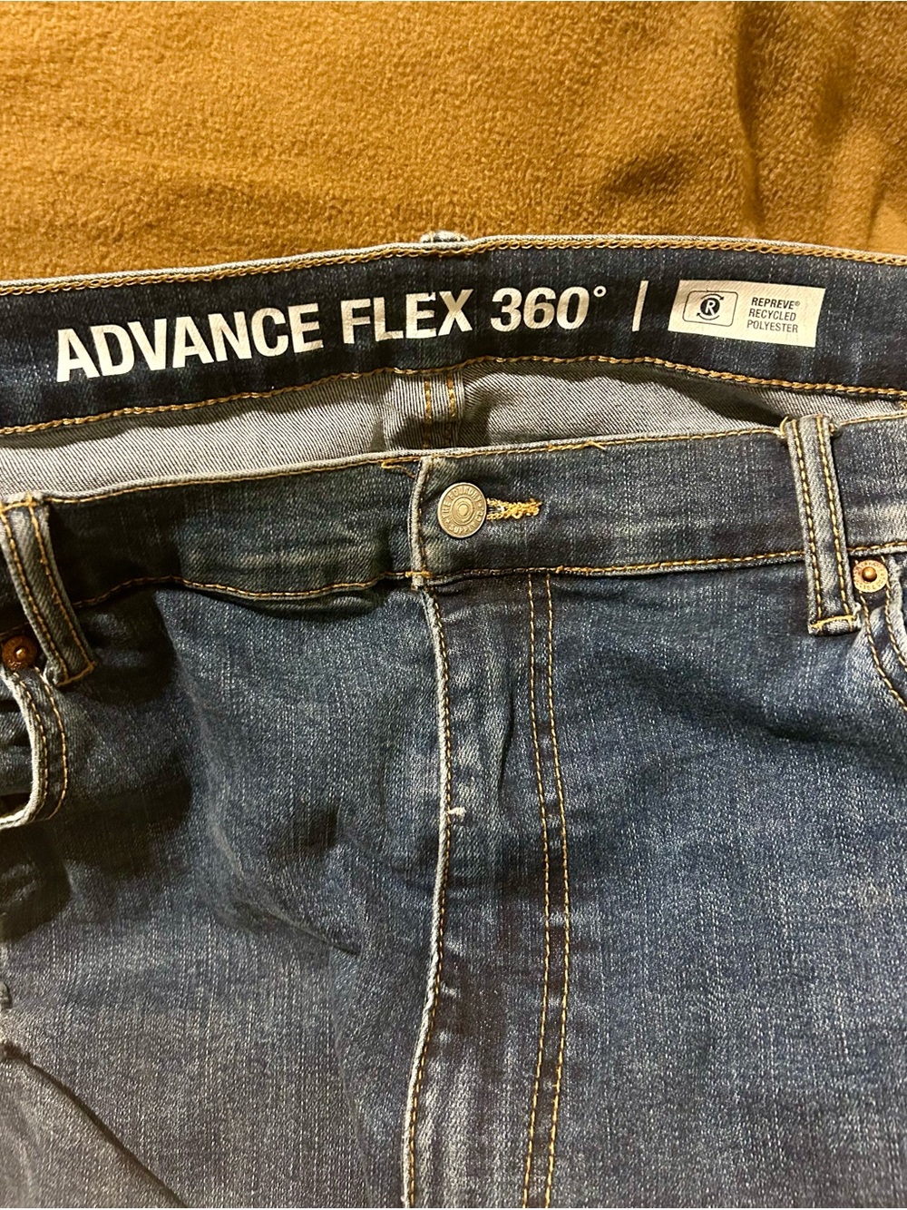 Foundry supply co.  ADVANCE FLEX 360° Stretch Dark Blue Jeans